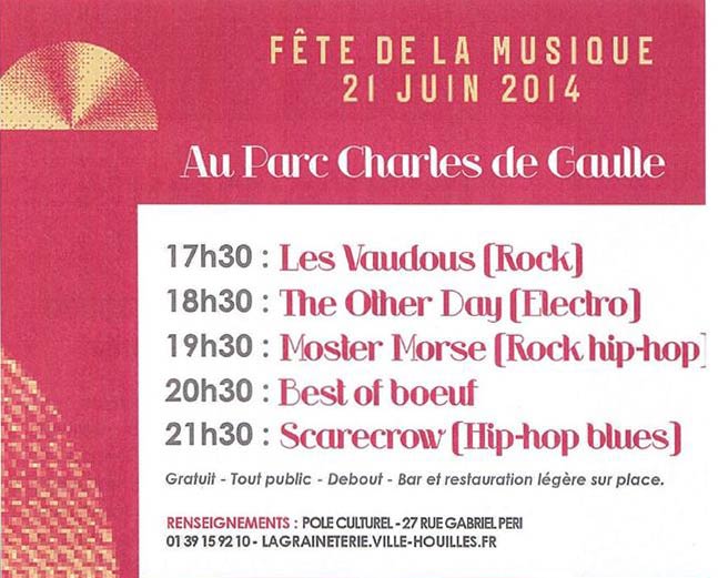 The Other Days au Parc Charles de Gaulle à Houilles