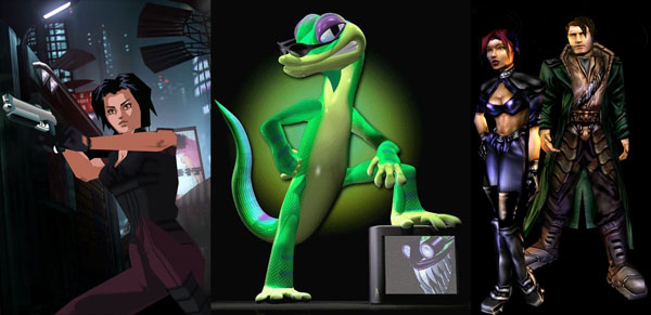 Fear Effect, Gex et Anachronox
