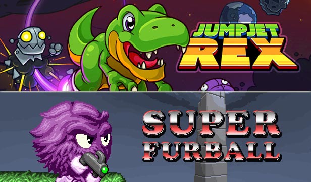 JumpJet Rex (Windows, Mac OS X, Linux) et Super Furball (Windows)