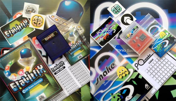 Gravitrix et P0 Snake (Commodore 64)