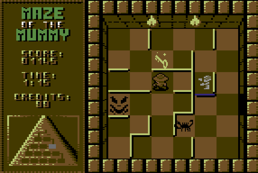 Maze of the Mummy (Commodore 64)