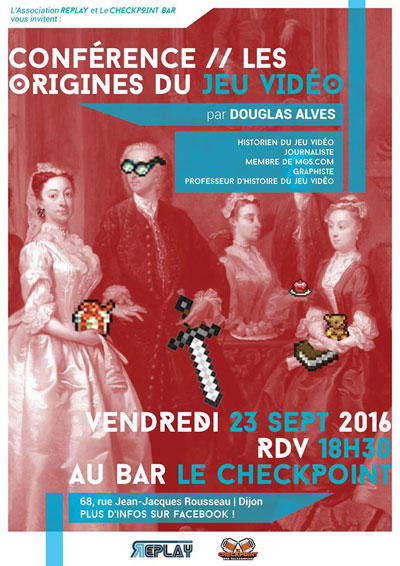 Conférence Les Origines du jeu vidéo par Douglas Alves