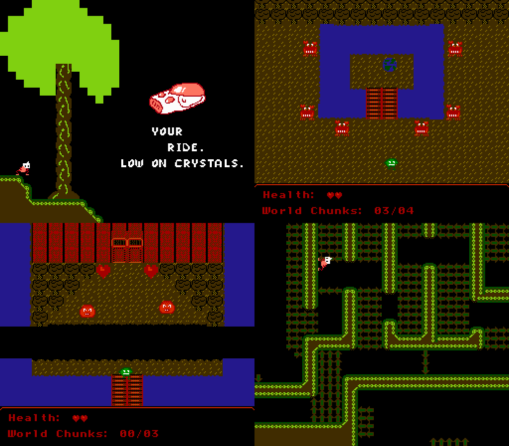 Arlington Apple in an Interplanetary Pickle et Missing Lands (NES)