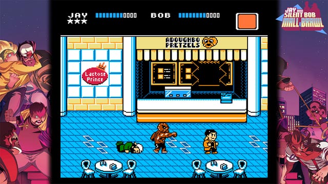 Jay and Silent Bob Mall Brawl (NES, Windows, Switch)