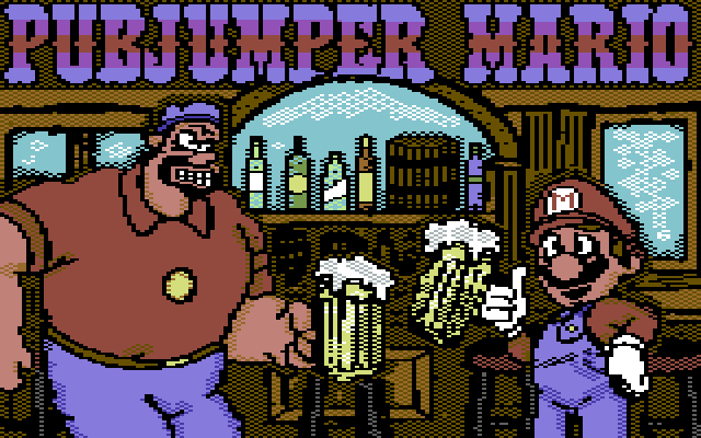 Pubjumper Mario (Commodore 64)