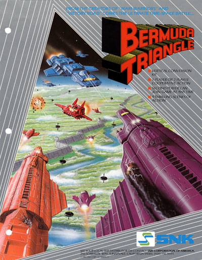 Flyer de Bermuda Triangle (arcade)