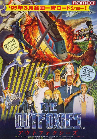 Flyer de The Outfoxies (arcade)
