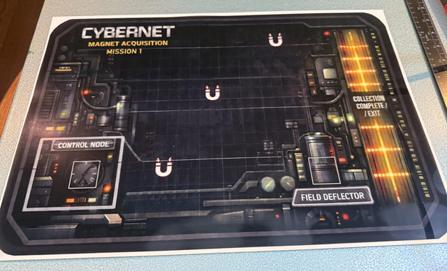 L'overlay de la première mission ("Magnet Acquisition") de Cybernet sur Odyssey