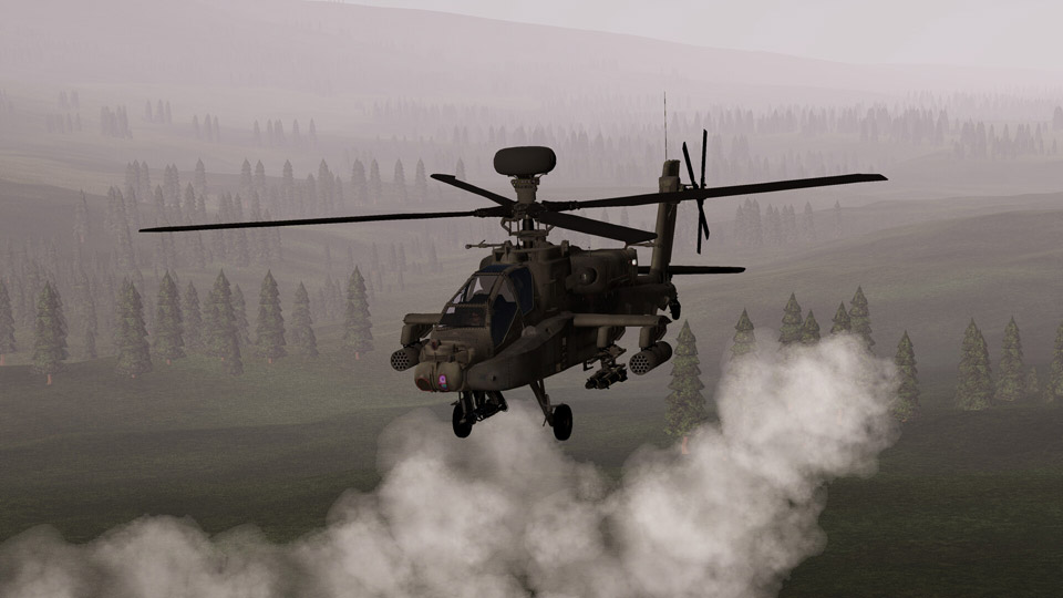 Un hélicoptère dans Gunship Origins (Windows, MacOS, Linux)