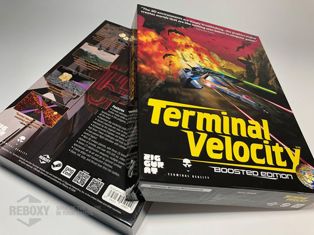 La Big Box recto et verso de Terminal Velocity: Boosted Edition sur PC