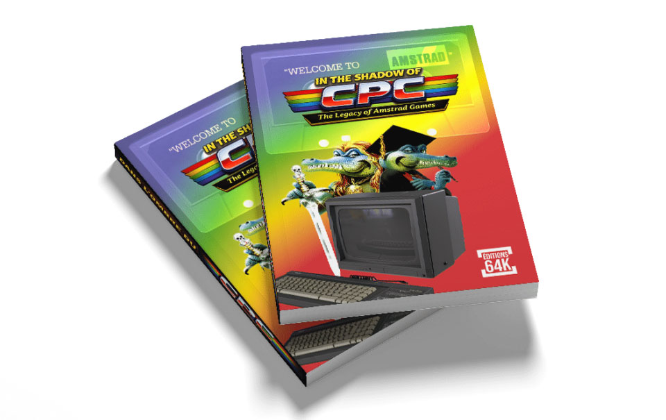 Deux exemplaires de In the Shadow of the CPC – The Legacy of Amstrad Games aux Éditions 64K