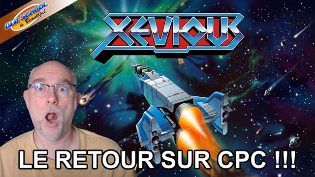 Xevious, le retour sur CPC dans Oldschool is beautiful