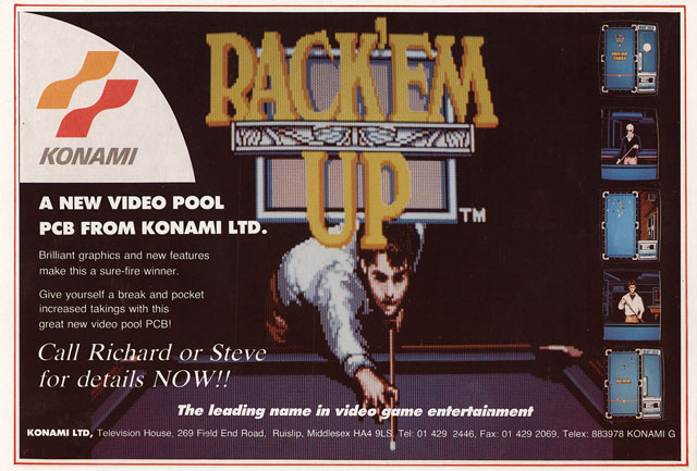 Flyer de Rack'Em Up (arcade)