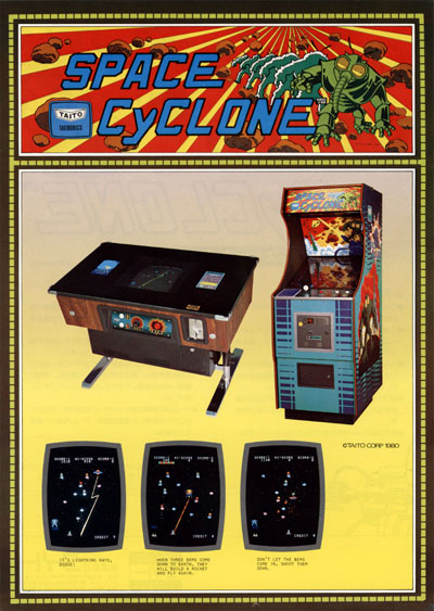 Flyer de Space Cyclone (arcade)