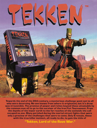 Flyer de Tekken (arcade)