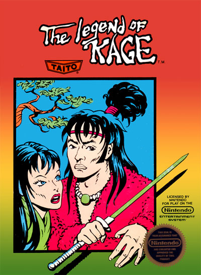 Jaquette de The Legend of Kage (NES)