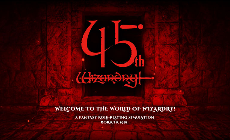 Le site des 45 ans de Wizardry
