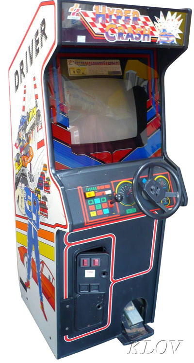 La borne d'arcade d'Hyper Crash