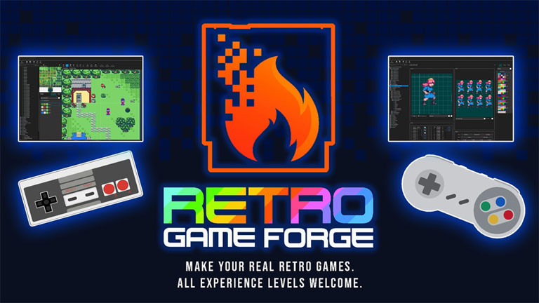 RetroGameForge Make Your Real Retro Games. All Experience Levels Welcome.