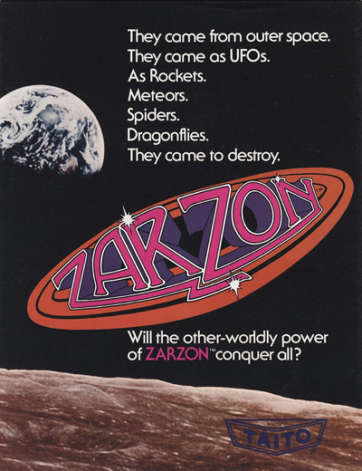 Flyer de Zarzon (arcade)
