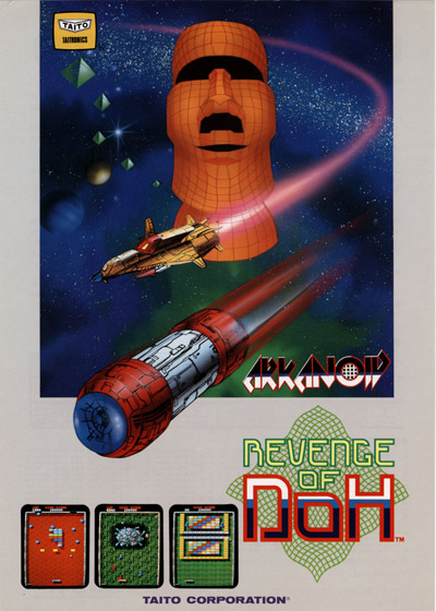 Flyer d'Arkanoid - Revenge of DOH (arcade)