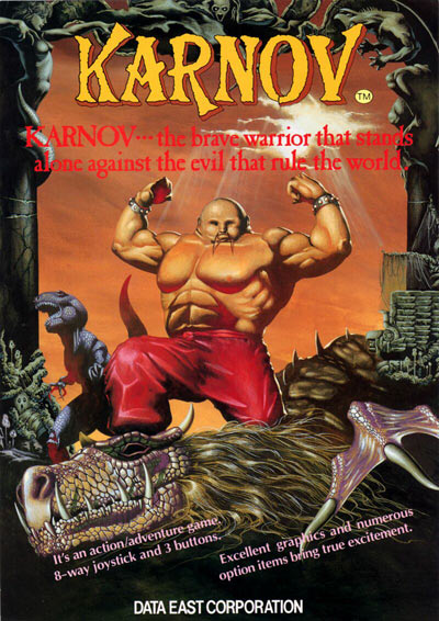 Flyer de Karnov (arcade)