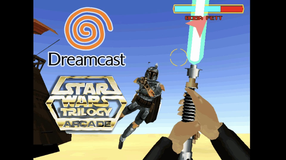 Le duel contre Boba Fett dans Star Wars Trilogy Arcade sur Dreamcast